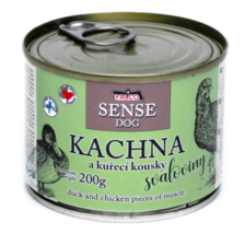 FALCO SENSE DOG konzerva 200g kačica a kuracie